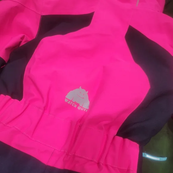 Killtec Pink Ski Snowsuit Sz 1 year 2 year Pink Black Hooded - Picture 4 of 6